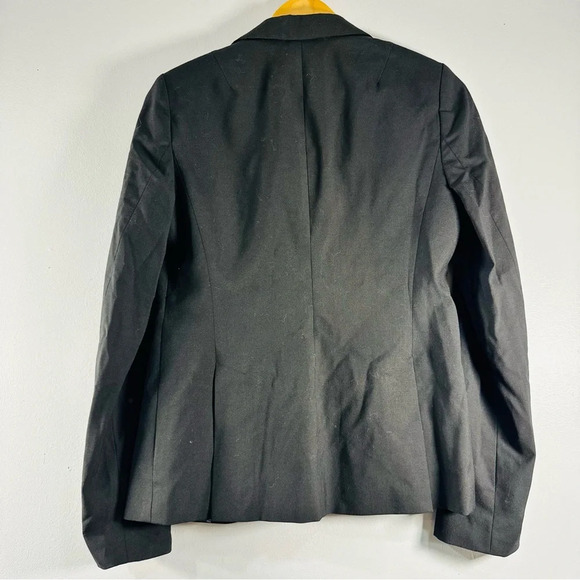 Banana Republic Two Button Black Classic Career Wool Blazer Size Women's 4 - Picture 8 of 8